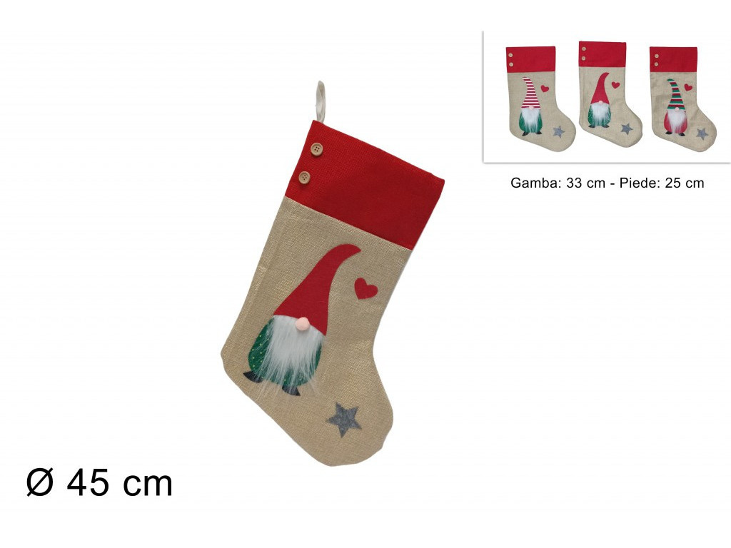 MAKRO - Ponožka vianočna rôzne motívy