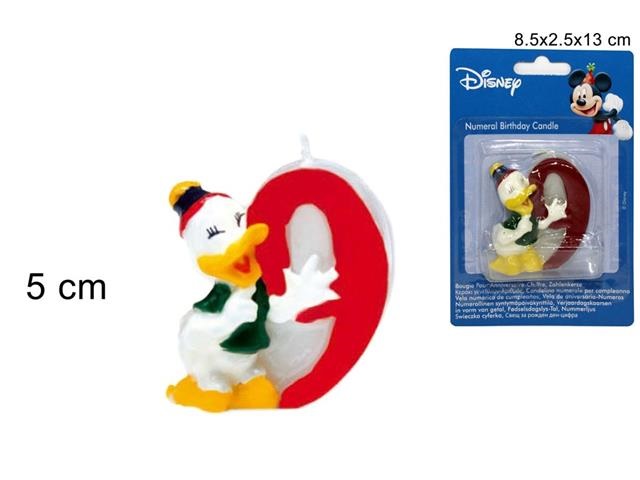 MAKRO - Sviečka číslica 9 Disney