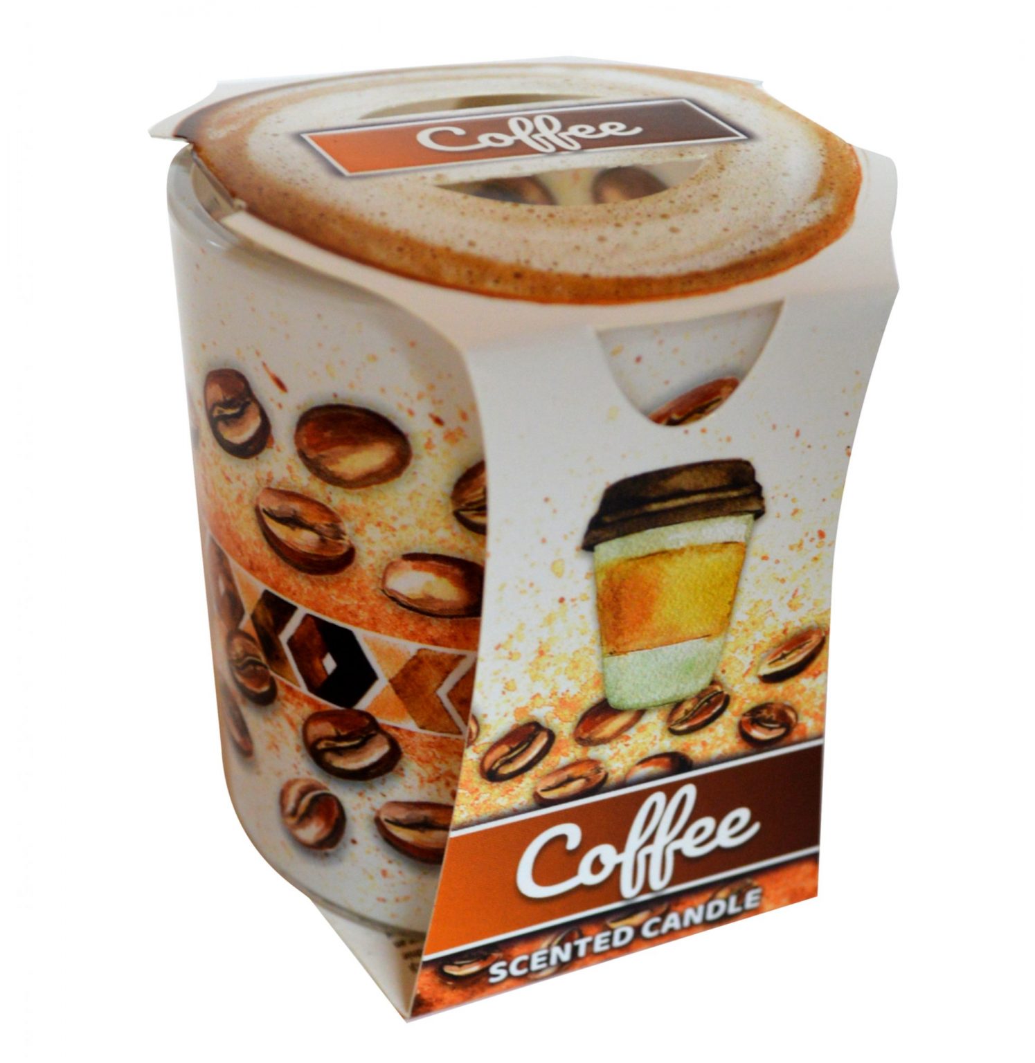 MAKRO - Sviečka v skle Coffee