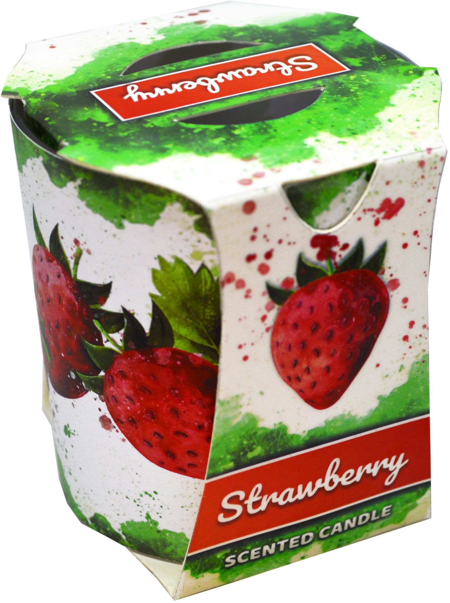 MAKRO - Sviečka v skle Strawberry