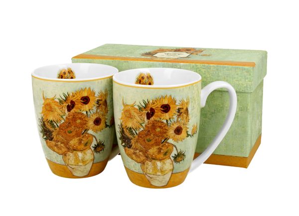 DUO - Hrnček 380ml 2ks Sunflowers