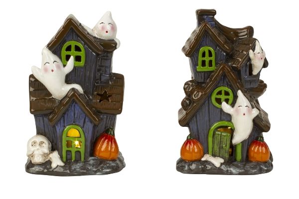 MAKRO - Domček Halloween LED rôzne motívy