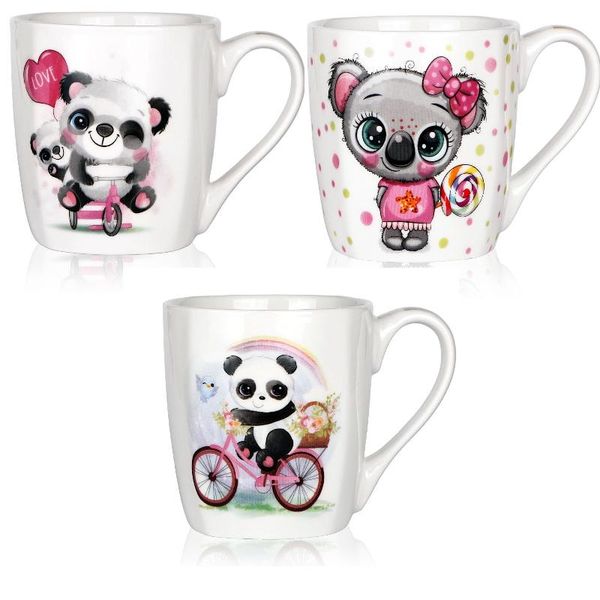 MAKRO - Hrnček 300ml Panda rôzne dekory