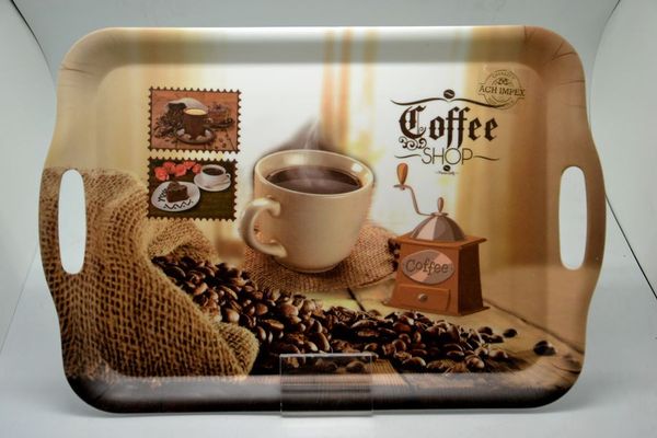 MAKRO - Podnos s úchytom Coffee