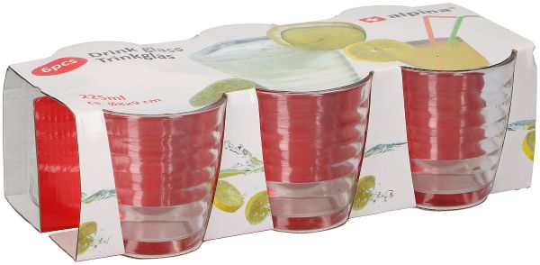 MAKRO - Poháre 225ml 6ks