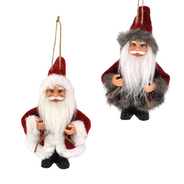 MAKRO - Santa Claus visiací 15cm rôzne druhy