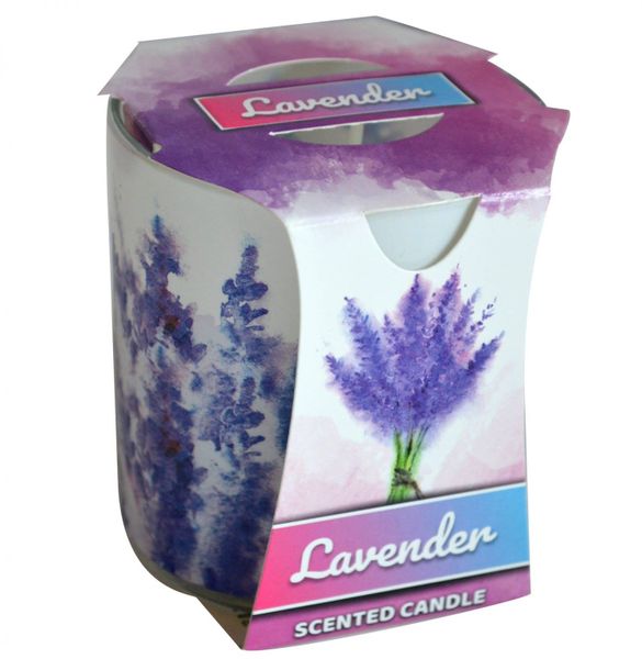 MAKRO - Sviečka v skle Lavender