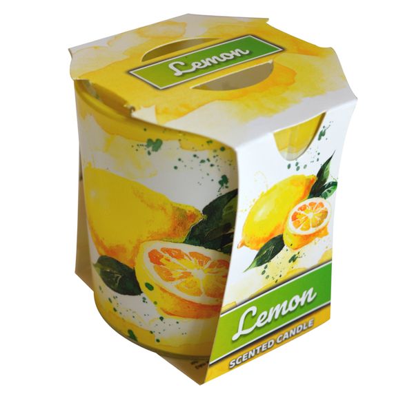 MAKRO - Sviečka v skle Lemon